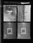 Picture of organ; Women in hospital; School building (4 Negatives) (February 6, 1958) [Sleeve 9, Folder b, Box 14]